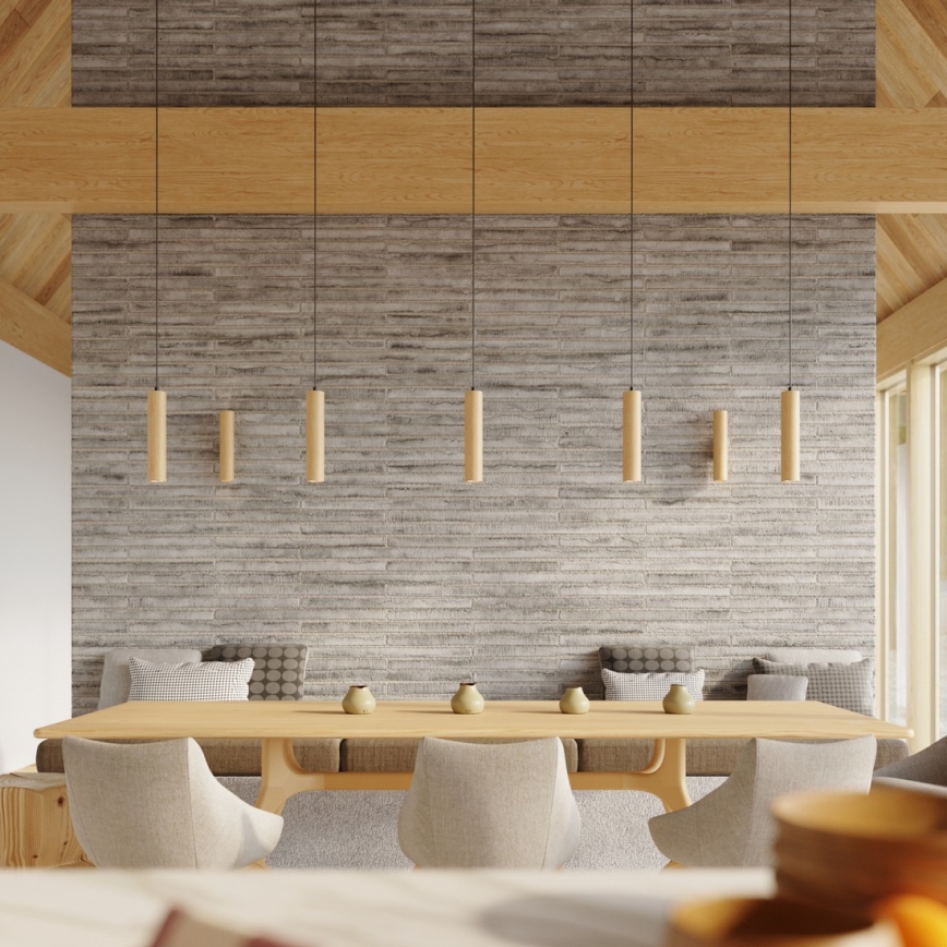 Wall light LINO 2xGU10/10W/230V beech