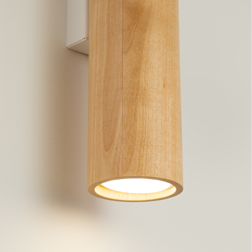 Wall light LINO 2xGU10/10W/230V beech