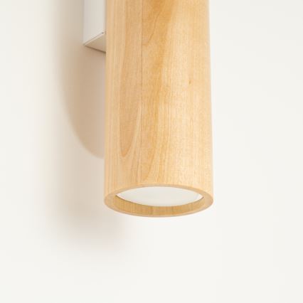 Wall light LINO 2xGU10/10W/230V beech