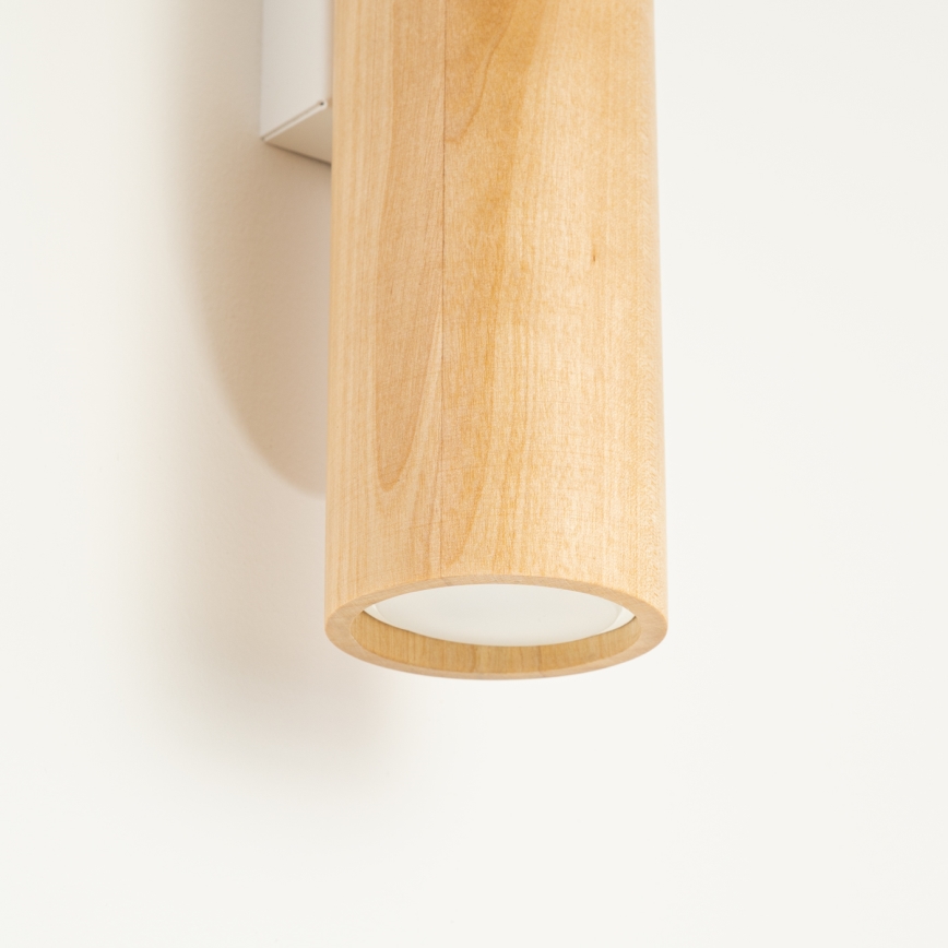 Wall light LINO 2xGU10/10W/230V beech