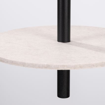 FELTRO cable-hung pendant 1xG9/8W/230V black/cream