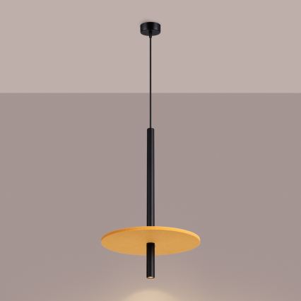 FELTRO Cable-Hung Pendant Light 1xG9/8W/230V Black/Yellow