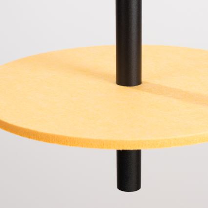 FELTRO Cable-Hung Pendant Light 1xG9/8W/230V Black/Yellow