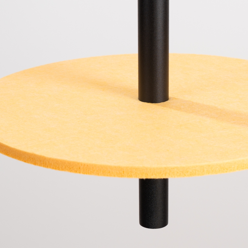 FELTRO Cable-Hung Pendant Light 1xG9/8W/230V Black/Yellow