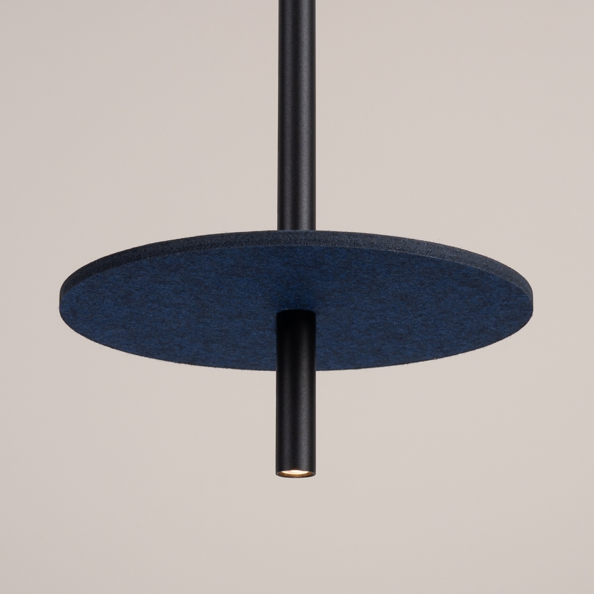 FELTRO Cable Pendant 1xG9/8W/230V Black/Blue