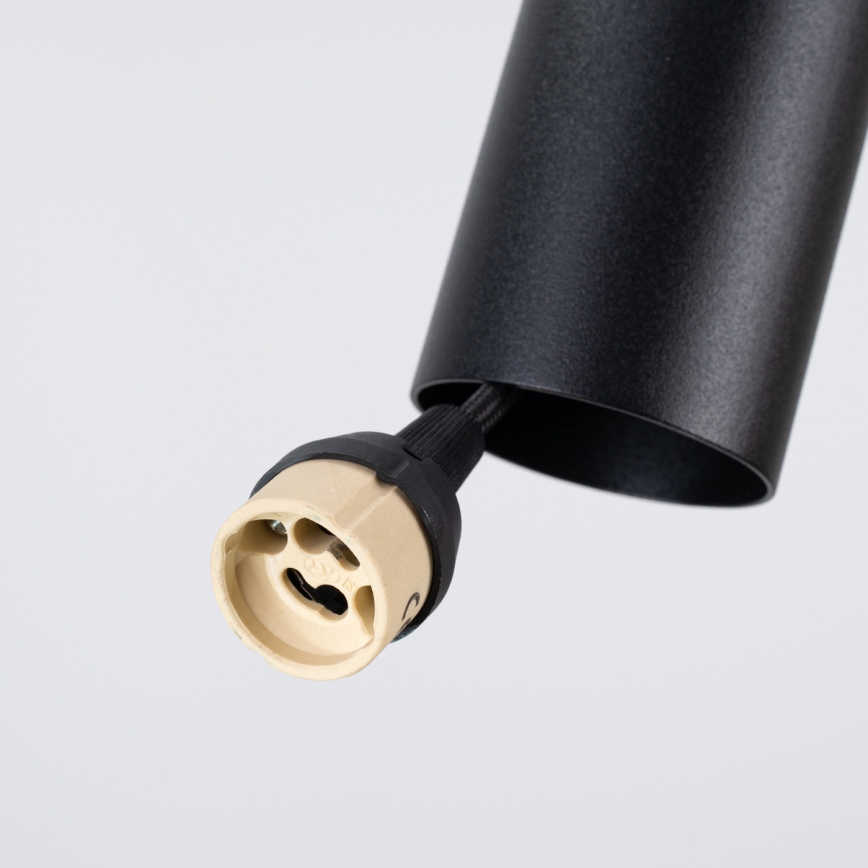 PELTA Cable Pendant Light, 1x GU10/10W/230V — Black/Yellow