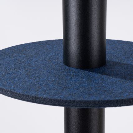 Cable-hung pendant PELTA 1xGU10/10W/230V black/blue