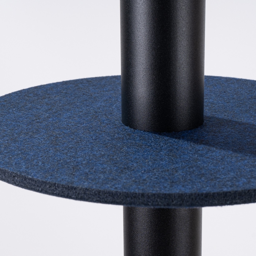 Cable-hung pendant PELTA 1xGU10/10W/230V black/blue