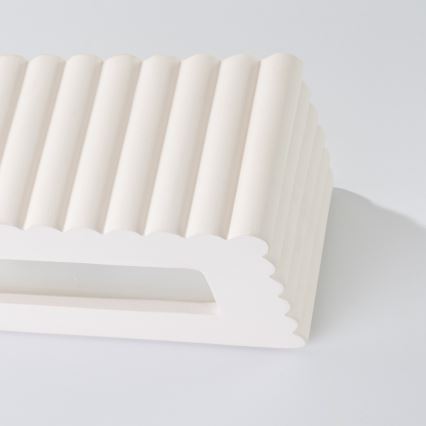 RIGATA Wall Light 1x E27/15W/230V, Ceramic/White