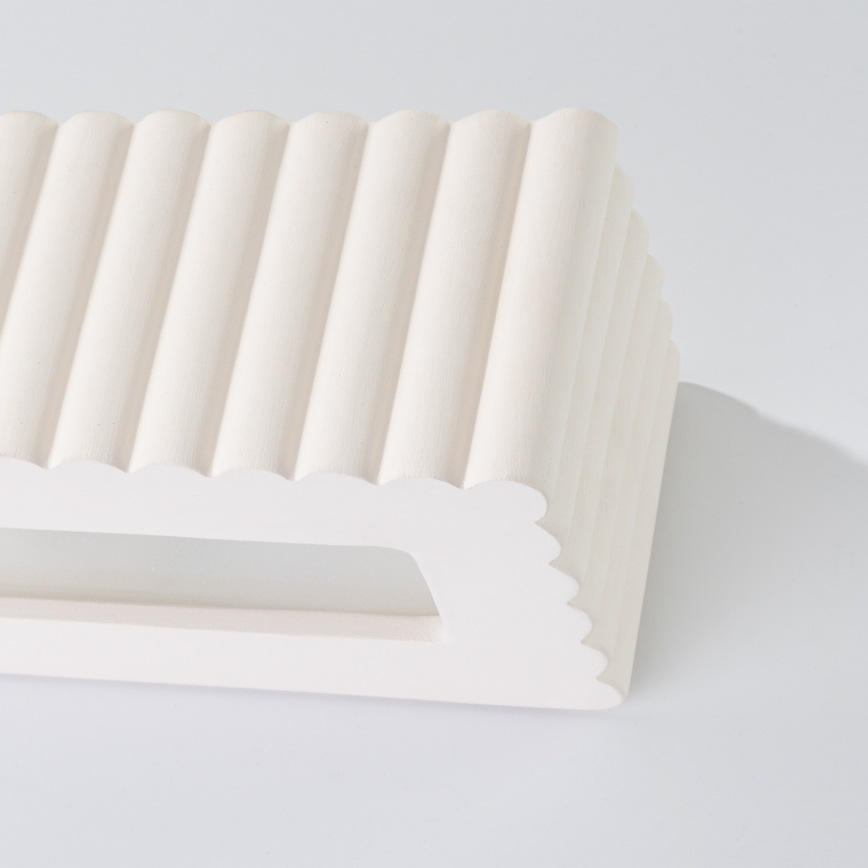 RIGATA Wall Light 1x E27/15W/230V, Ceramic/White