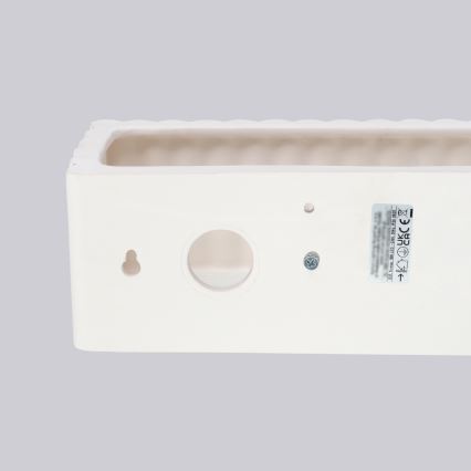 RIGATA Wall Light 1x E27/15W/230V, Ceramic/White
