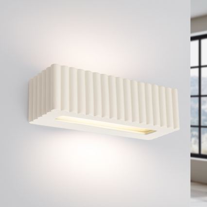 RIGATA Wall Lamp 1xE27/15W/230V Ceramic/Cream