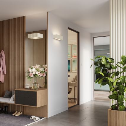 RIGATA Wall Lamp 1xE27/15W/230V Ceramic/Cream