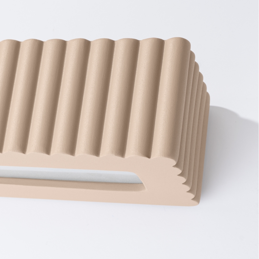 RIGATA wall light 1xE27/15W/230V ceramic/taupe