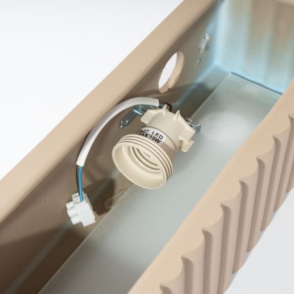 RIGATA wall light 1xE27/15W/230V ceramic/taupe