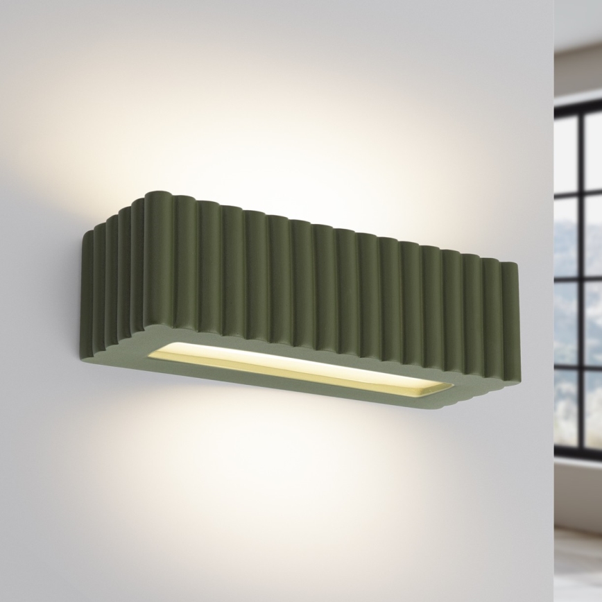Wall light RIGATA 1xE27/15W/230V ceramic/green