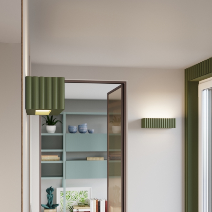 Wall light RIGATA 1xE27/15W/230V ceramic/green