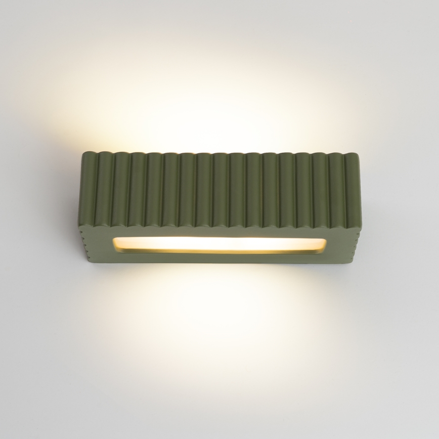 Wall light RIGATA 1xE27/15W/230V ceramic/green