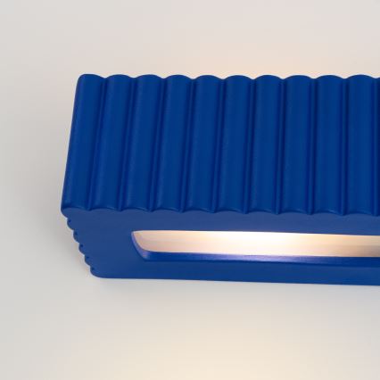 RIGATA Wall Light 1xE27/15W/230V Ceramic/Blue