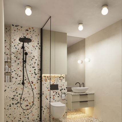 Bathroom wall light ZORI 1xG9/8W/230V IP44 beige