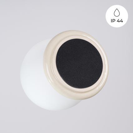 Bathroom wall light ZORI 1xG9/8W/230V IP44 beige