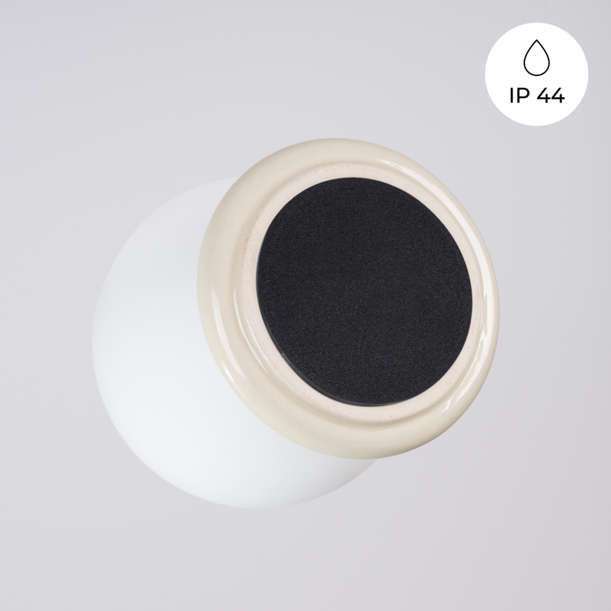 Bathroom wall light ZORI 1xG9/8W/230V IP44 beige