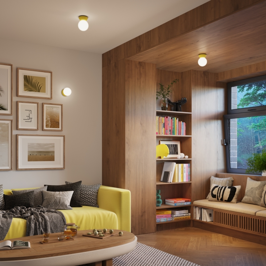 ZORI Bathroom Wall Light 1xG9/8W/230V IP44 Yellow