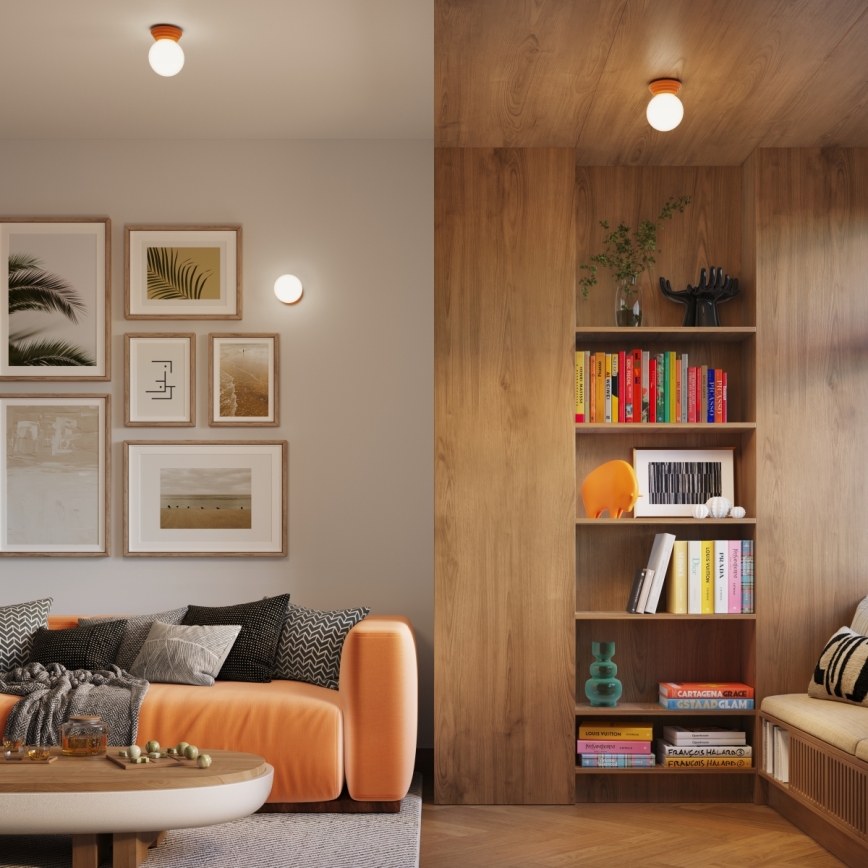 ZORI Bathroom Wall Light 1xG9/8W/230V IP44 Orange