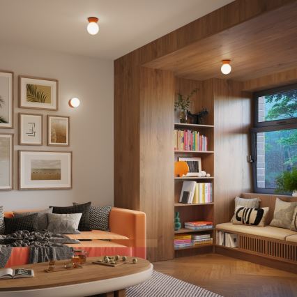 ZORI Bathroom Wall Light 1xG9/8W/230V IP44 Orange