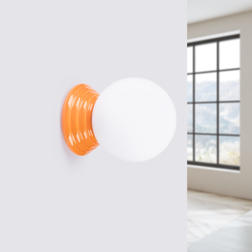 ZORI Bathroom Wall Light 1xG9/8W/230V IP44 Orange
