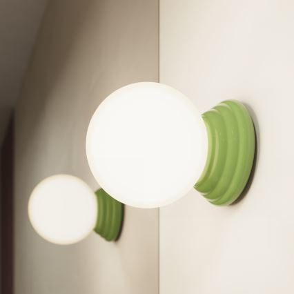 Bathroom wall light ZORI 1xG9/8W/230V IP44 green