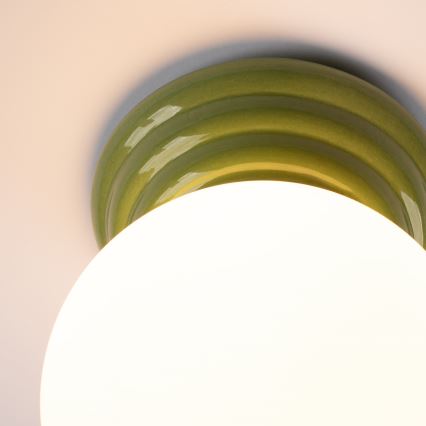 Bathroom wall light ZORI 1xG9/8W/230V IP44 green