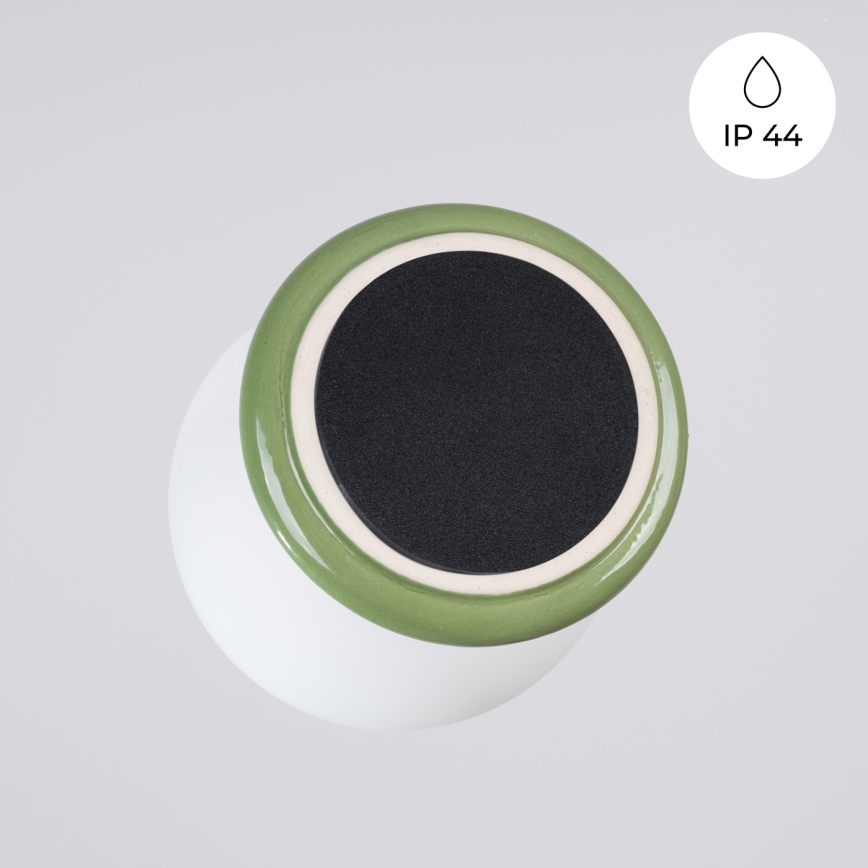 Bathroom wall light ZORI 1xG9/8W/230V IP44 green