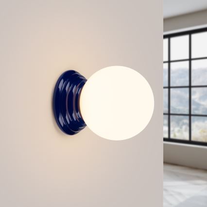Bathroom wall light ZORI 1xG9/8W/230V IP44 blue