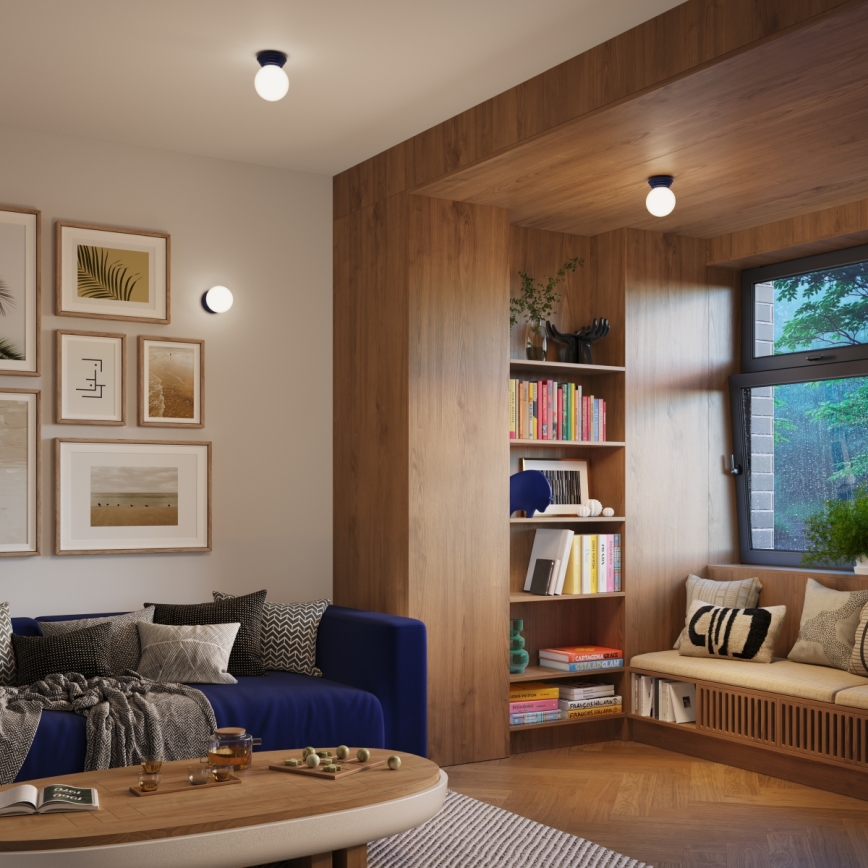 Bathroom wall light ZORI 1xG9/8W/230V IP44 blue