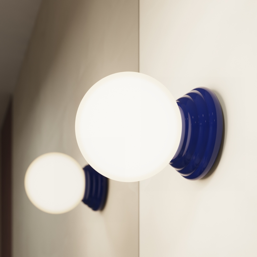 Bathroom wall light ZORI 1xG9/8W/230V IP44 blue
