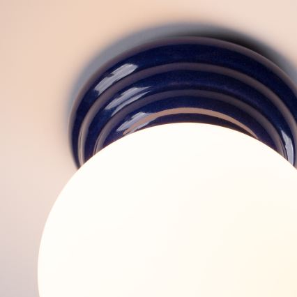 Bathroom wall light ZORI 1xG9/8W/230V IP44 blue