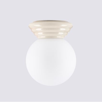 ZORI bathroom ceiling light 1xG9/8W/230V, Ø 12 cm, IP44, beige