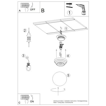 ZORI bathroom ceiling light 1xG9/8W/230V, Ø 12 cm, IP44, beige