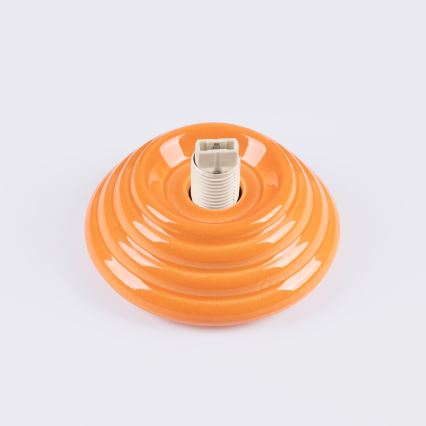 Bathroom ceiling light ZORI 1xG9/8W/230V Ø 12 cm IP44 orange