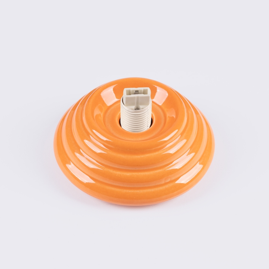 Bathroom ceiling light ZORI 1xG9/8W/230V Ø 12 cm IP44 orange