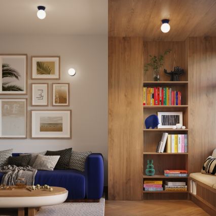 Bathroom ceiling light ZORI 1xG9/8W/230V Ø 12 cm IP44 blue