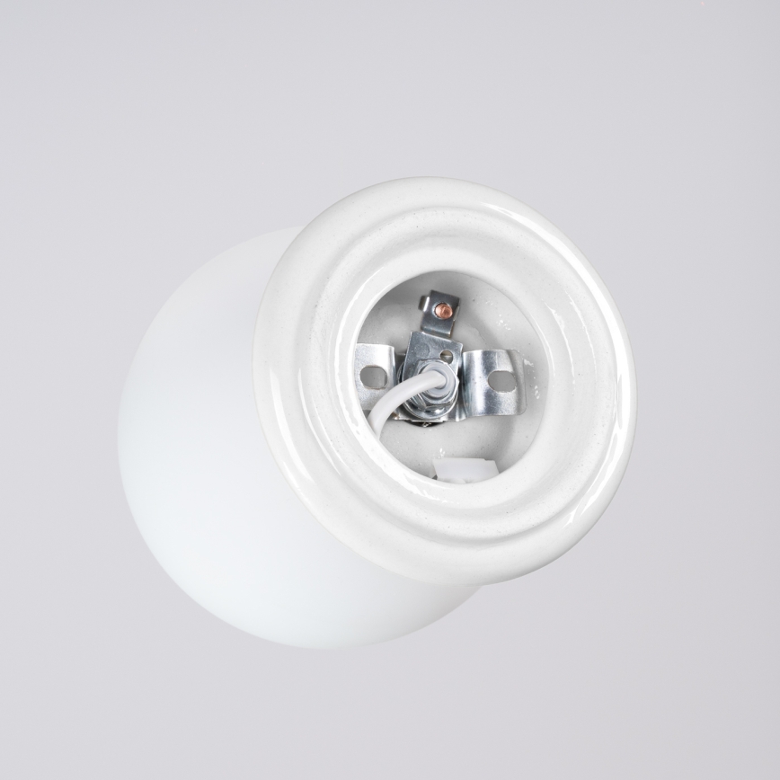 Bathroom ceiling light ZORI 1xG9/8W/230V Ø 12 cm IP44 white