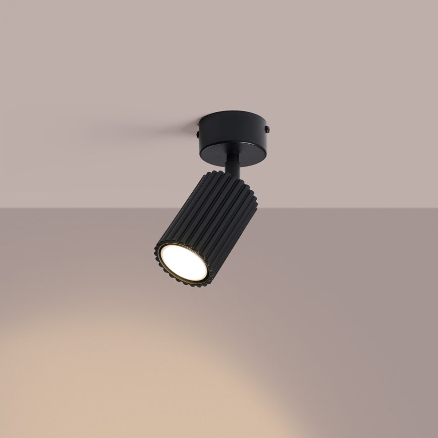 KARBON Spotlight 1xGU10/10W/230V, Black