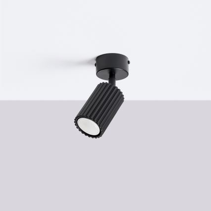 KARBON Spotlight 1xGU10/10W/230V, Black