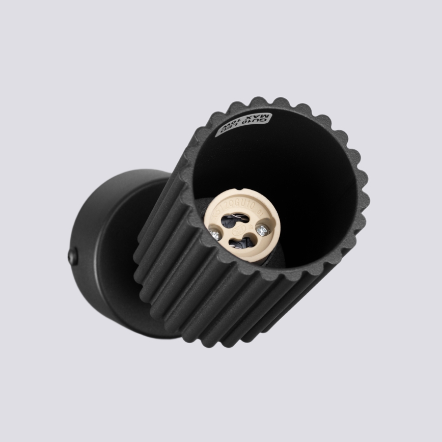 KARBON Spotlight 1xGU10/10W/230V, Black