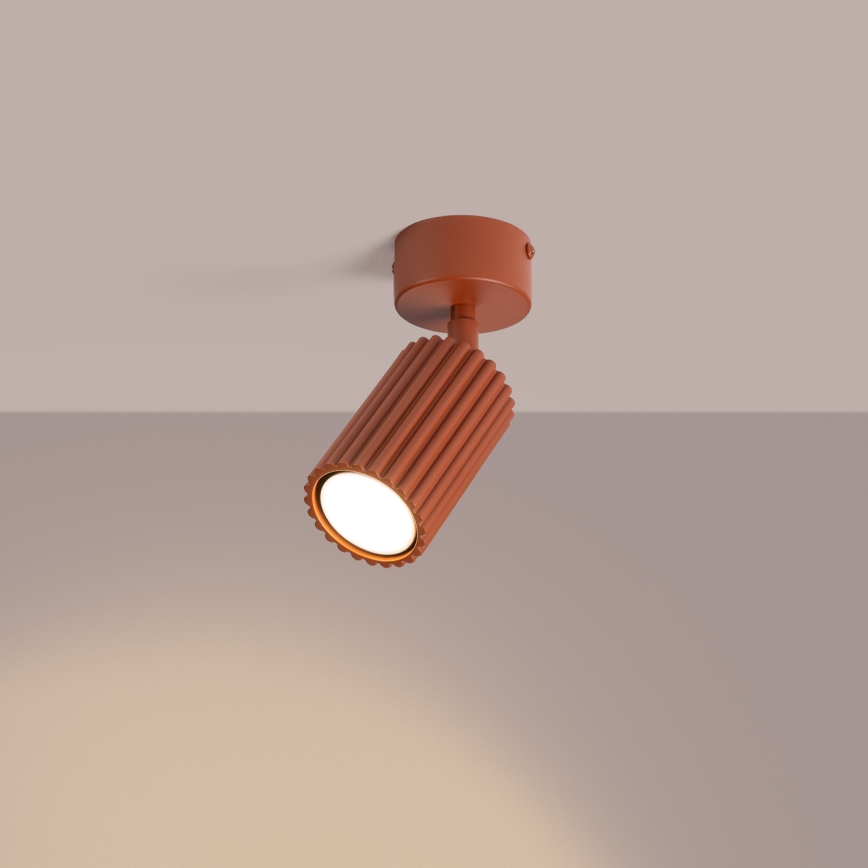 Spotlight KARBON 1xGU10/10W/230V orange