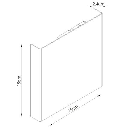 VANTA Wall Light 2x G9/8W/230V – Cream