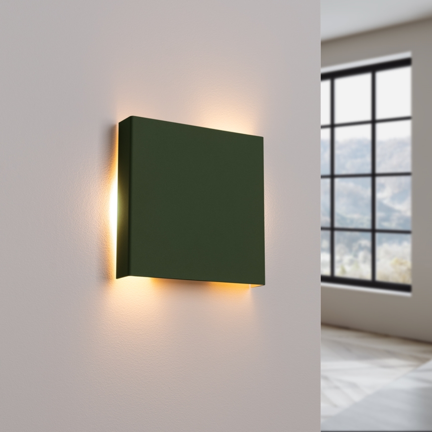 Wall light VANTA 2xG9/8W/230V green