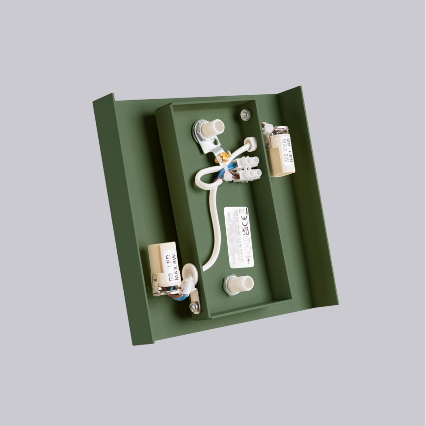 Wall light VANTA 2xG9/8W/230V green